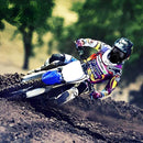 Off-Road Motorcycle Riding Goggle Mask with Detachable Face Shield & UV Protective Lens