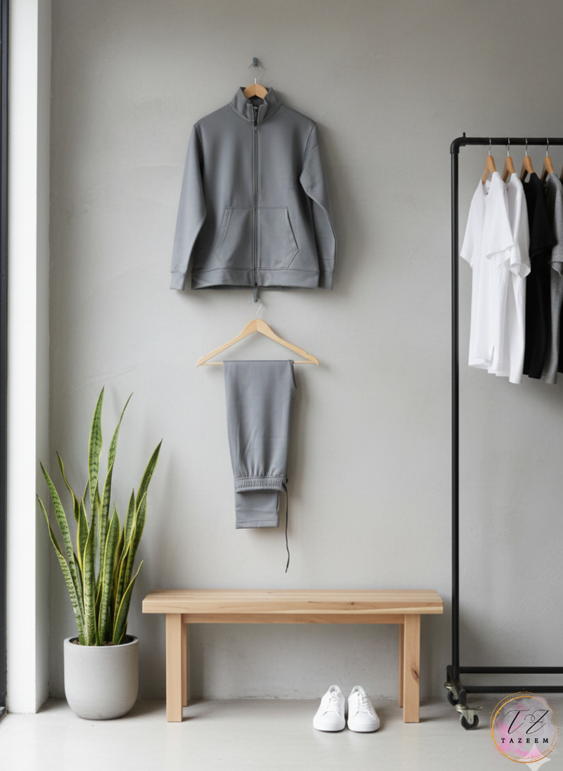 Tazeem Men’s Trendy Full-Sleeve Tracksuit (Dri-FIT Fleece)