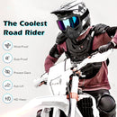 Off-Road Motorcycle Riding Goggle Mask with Detachable Face Shield & UV Protective Lens