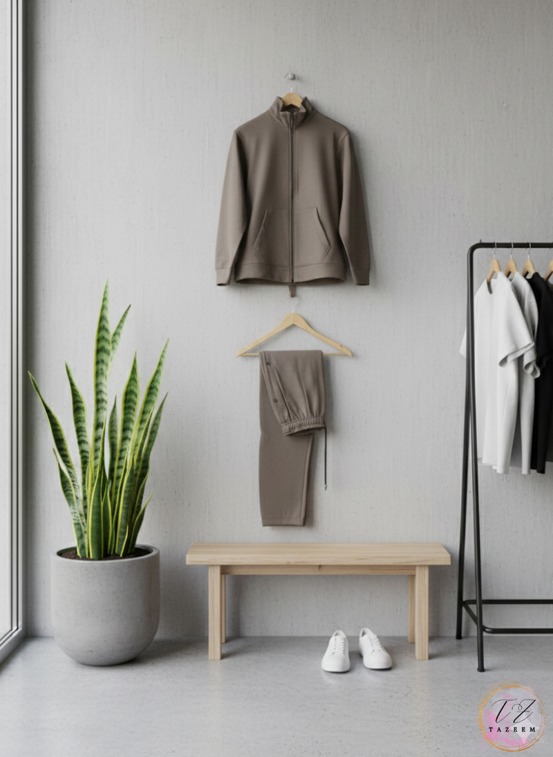 Tazeem Men’s Trendy Full-Sleeve Tracksuit (Dri-FIT Fleece)