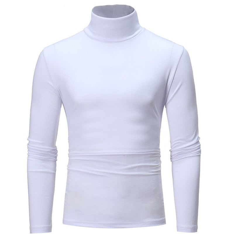 Womens/Mens Winter Warm Long Sleeve High Neck Pullover Top